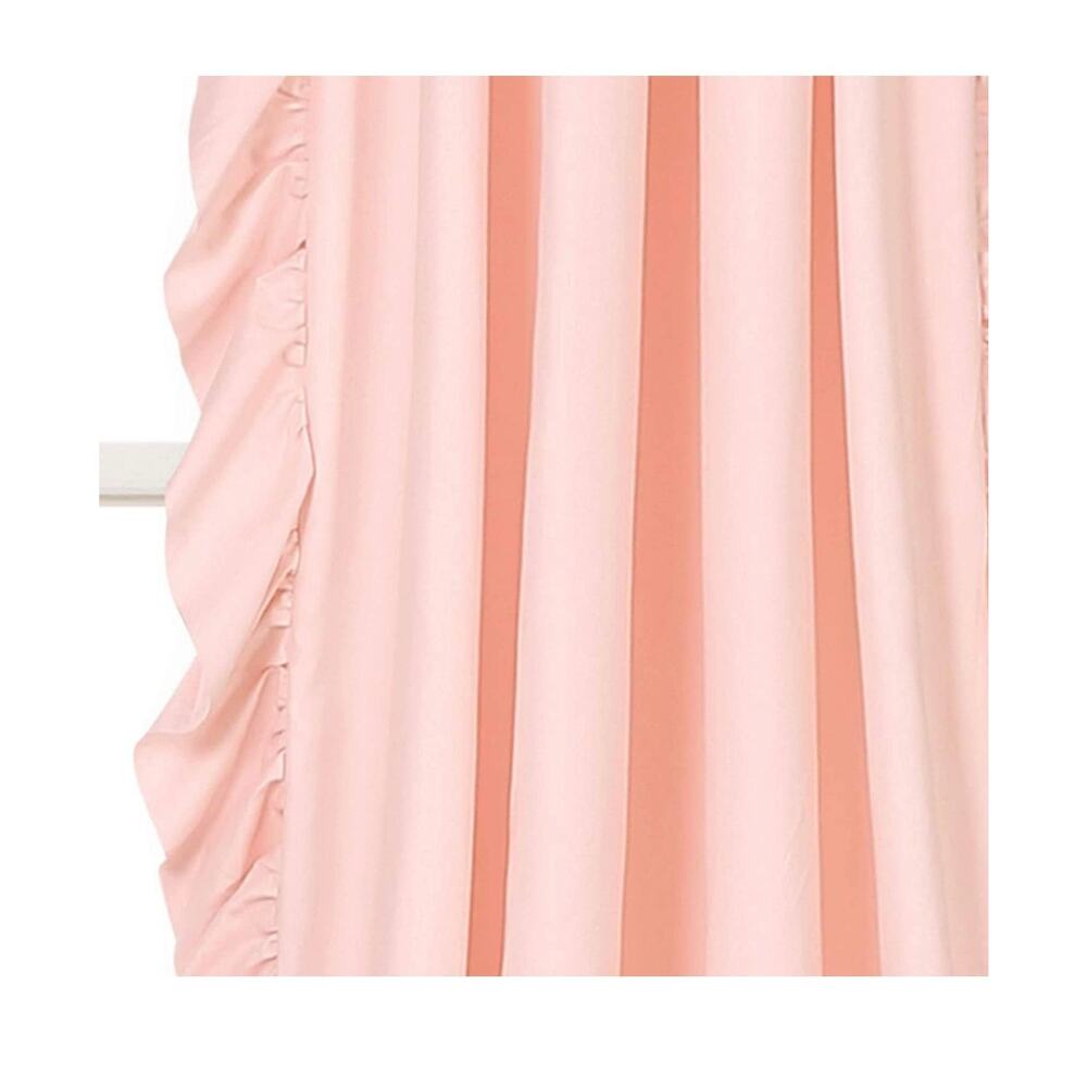 Lush Decor Reyna Ruffle Window Curtain Panel Set for 1 Window - Picture 3 of 9